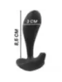 Black&Silver - Telecomando In Silicone Plug Anale Dwayne - BLACK&SILVER - Vibratori | erosidea.com