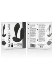 Black&Silver - Telecomando In Silicone Plug Anale Dwayne - BLACK&SILVER - Vibratori | erosidea.com
