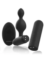 Black&Silver - Telecomando Telecomando Con Plug Anale In Silicone Piccolo Tucker - BLACK&SILVER - Vibratori | erosidea.com