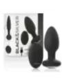 Black&Silver - Telecomando Rotatore Anale In Silicone Con Tappo Pozzetti - BLACK&SILVER - Vibratori | erosidea.com