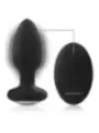 Black&Silver - Telecomando Rotatore Anale In Silicone Con Tappo Pozzetti - BLACK&SILVER - Vibratori | erosidea.com