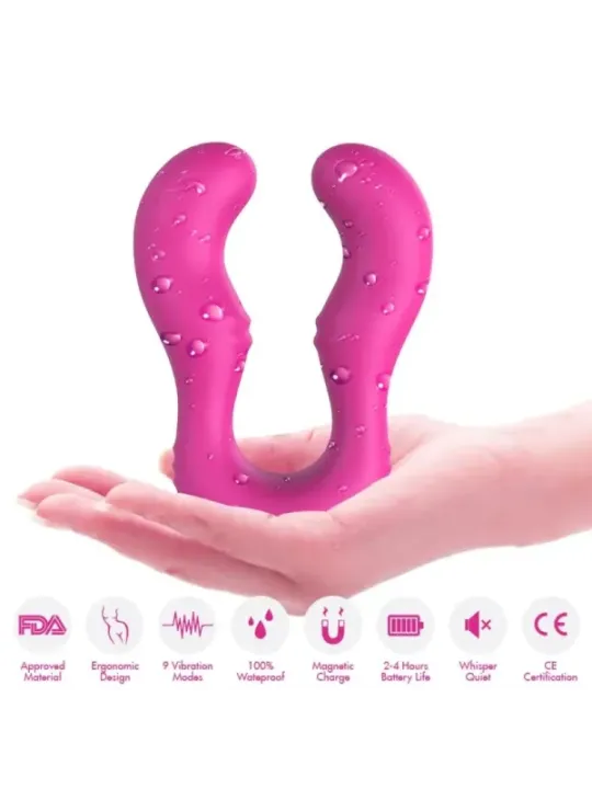 Armony - Vibratore Seraph Doppio Telecomando Fucsia - ARMONY VIBRATORS - Vibratori | erosidea.com