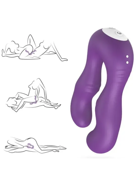 Armony - Vibratore Seraph Doppio Telecomando Viola - ARMONY VIBRATORS - Vibratori | erosidea.com