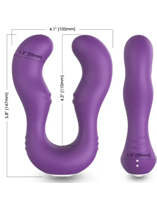 Armony - Vibratore Seraph Doppio Telecomando Viola - ARMONY VIBRATORS - Vibratori | erosidea.com