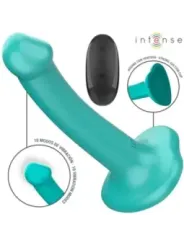 Intense - Katie Vibratore Con Ventosa 10 Vibrazioni Telecomando Blu - INTENSE REMOTE CONTROL - Vibratori | erosidea.com