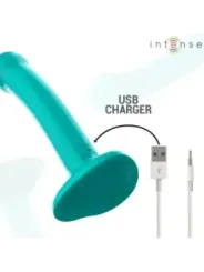 Intense - Katie Vibratore Con Ventosa 10 Vibrazioni Telecomando Blu - INTENSE REMOTE CONTROL - Vibratori | erosidea.com