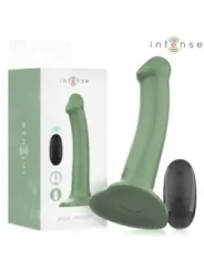 Intense - Vibratore Becca Con Ventosa 10 Vibrazioni Telecomando Verde - INTENSE REMOTE CONTROL - Vibratori | erosidea.com