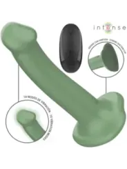 Intense - Vibratore Becca Con Ventosa 10 Vibrazioni Telecomando Verde - INTENSE REMOTE CONTROL - Vibratori | erosidea.com