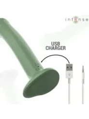 Intense - Vibratore Becca Con Ventosa 10 Vibrazioni Telecomando Verde - INTENSE REMOTE CONTROL - Vibratori | erosidea.com