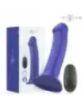 Intense - Vibratore Victoria Con Ventosa 10 Vibrazioni Blu Scuro Telecomando - INTENSE REMOTE CONTROL - Vibratori | erosidea.com