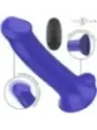 Intense - Vibratore Victoria Con Ventosa 10 Vibrazioni Blu Scuro Telecomando - INTENSE REMOTE CONTROL - Vibratori | erosidea.com
