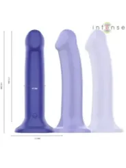 Intense - Vibratore Victoria Con Ventosa 10 Vibrazioni Blu Scuro Telecomando - INTENSE REMOTE CONTROL - Vibratori | erosidea.com