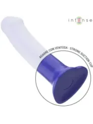 Intense - Vibratore Victoria Con Ventosa 10 Vibrazioni Blu Scuro Telecomando - INTENSE REMOTE CONTROL - Vibratori | erosidea.com