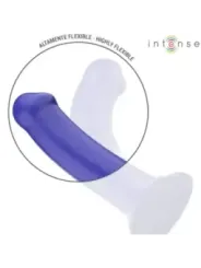 Intense - Vibratore Victoria Con Ventosa 10 Vibrazioni Blu Scuro Telecomando - INTENSE REMOTE CONTROL - Vibratori | erosidea.com