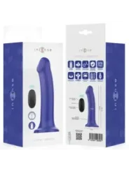 Intense - Vibratore Victoria Con Ventosa 10 Vibrazioni Blu Scuro Telecomando - INTENSE REMOTE CONTROL - Vibratori | erosidea.com
