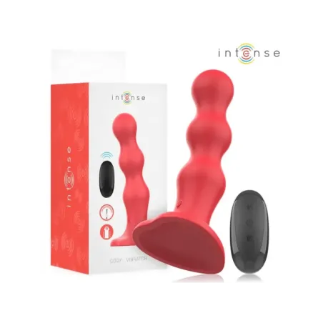 Intense - Plug Cody Con Ventosa Telecomando Rosso - INTENSE REMOTE CONTROL - Vibratori | erosidea.com