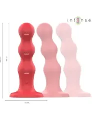 Intense - Plug Cody Con Ventosa Telecomando Rosso - INTENSE REMOTE CONTROL - Vibratori | erosidea.com