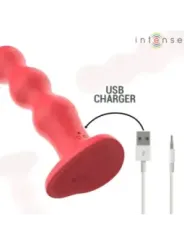 Intense - Plug Cody Con Ventosa Telecomando Rosso - INTENSE REMOTE CONTROL - Vibratori | erosidea.com