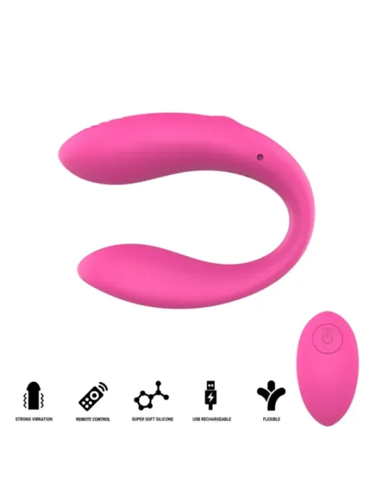 Intense - Nora Stimolatore Vibrante A Morsetto Rosa - INTENSE REMOTE CONTROL - Vibratori | erosidea.com