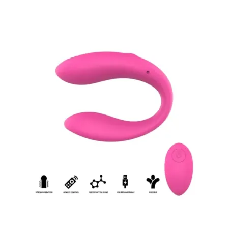 Intense - Nora Stimolatore Vibrante A Morsetto Rosa - INTENSE REMOTE CONTROL - Vibratori | erosidea.com