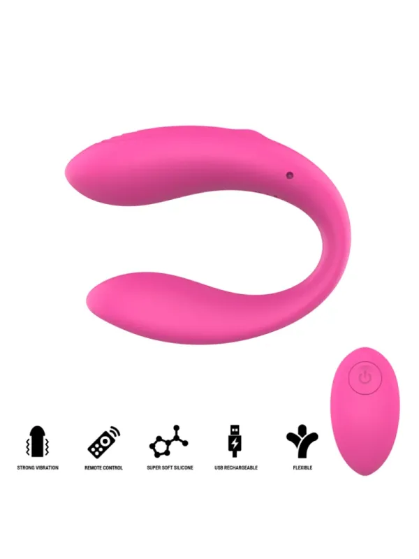 Intense - Nora Stimolatore Vibrante A Morsetto Rosa - INTENSE REMOTE CONTROL - Vibratori | erosidea.com