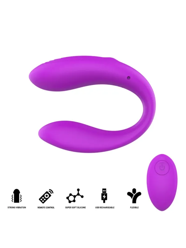 Intense - Nora Stimolatore Vibrante A Morsetto Viola - INTENSE REMOTE CONTROL - Vibratori | erosidea.com