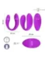 Intense - Nora Stimolatore Vibrante A Morsetto Viola - INTENSE REMOTE CONTROL - Vibratori | erosidea.com