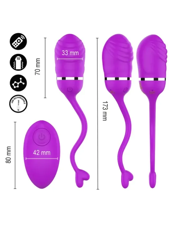 Intense - Sookie Uovo Vibrante Con Telecomando Viola - INTENSE REMOTE CONTROL - Vibratori | erosidea.com