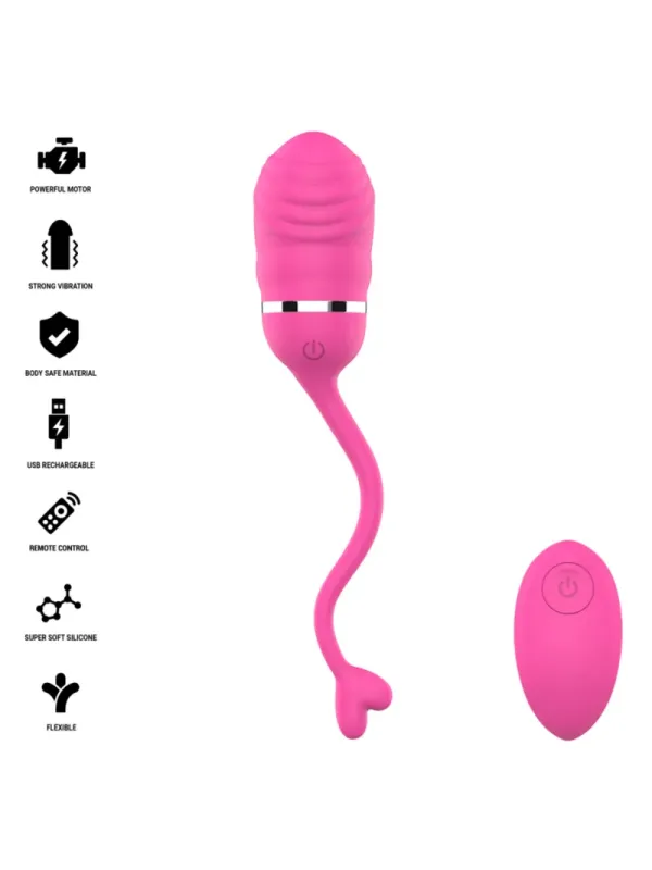 Intense - Sookie Uovo Vibrante Con Telecomando Rosa - INTENSE REMOTE CONTROL - Vibratori | erosidea.com