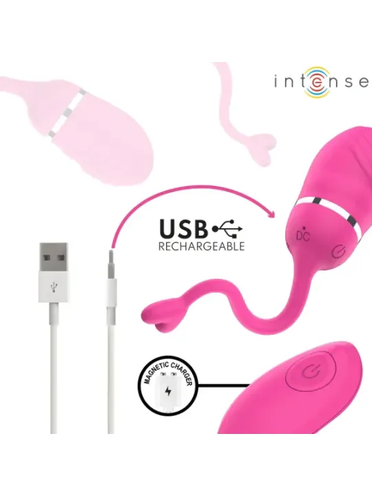 Intense - Sookie Uovo Vibrante Con Telecomando Rosa - INTENSE REMOTE CONTROL - Vibratori | erosidea.com