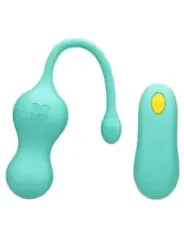 Romp - Cello Vibratore Multifunzione A Uovo Turchese Con Telecomando - ROMP - Vibratori | erosidea.com