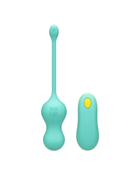 Romp - Cello Vibratore Multifunzione A Uovo Turchese Con Telecomando - ROMP - Vibratori | erosidea.com