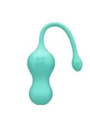 Romp - Cello Vibratore Multifunzione A Uovo Turchese Con Telecomando - ROMP - Vibratori | erosidea.com