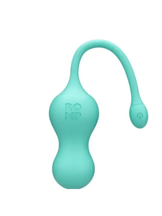 Romp - Cello Vibratore Multifunzione A Uovo Turchese Con Telecomando - ROMP - Vibratori | erosidea.com