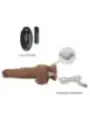 Pretty Love - Jonathan Vibratore Realistico Con Spinta E Telecomando Marrone - REMOTE CONTROL - Vibratori | erosidea.com