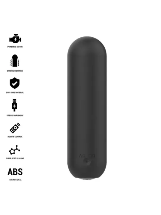 Intense - Judy Vibratore A Proiettile Ricaricabile Con Telecomando Nero - INTENSE REMOTE CONTROL - Vibratori | erosidea.com