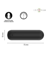 Intense - Judy Vibratore A Proiettile Ricaricabile Con Telecomando Nero - INTENSE REMOTE CONTROL - Vibratori | erosidea.com