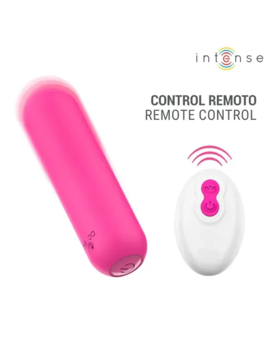 Intense - Judy Vibratore Ricaricabile A Forma Di Bulbo Con Telecomando Rosa - INTENSE REMOTE CONTROL - Vibratori | erosidea.com