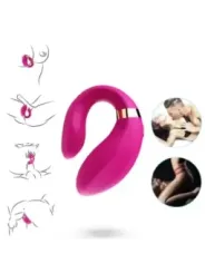 Armony - Vibratore A Mezzaluna Per Coppia Telecomando Fucsia - ARMONY FOR COUPLES - Vibratori per Coppia | erosidea.com