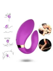 Armony - Vibratore A Mezzaluna Per Coppia Telecomando Viola - ARMONY FOR COUPLES - Vibratori per Coppia | erosidea.com