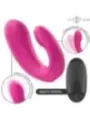 Intense - Janet Dual Stimolatore E Vibratore A Forma Di U Con Telecomando Rosa - INTENSE REMOTE CONTROL - Vibratori per Coppia | erosidea.com