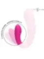 Intense - Janet Dual Stimolatore E Vibratore A Forma Di U Con Telecomando Rosa - INTENSE REMOTE CONTROL - Vibratori per Coppia | erosidea.com