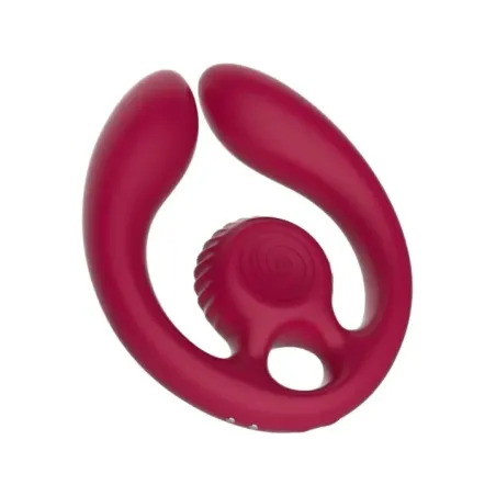 Snail Vibe - Gizi Duo Stimolatore Di Coppia Telecomando Bordeaux - SNAIL VIBE - Vibratori per Coppia | erosidea.com