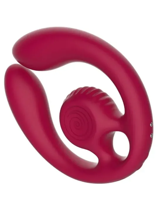Snail Vibe - Gizi Duo Stimolatore Di Coppia Telecomando Bordeaux - SNAIL VIBE - Vibratori per Coppia | erosidea.com