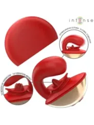 Intense - Vibratore E Stimolatore Mariah A Forma Di U 10 Vibrazioni Rosso - INTENSE HIGH TECH - Vibratori per Coppia | erosidea.com