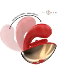 Intense - Vibratore E Stimolatore Mariah A Forma Di U 10 Vibrazioni Rosso - INTENSE HIGH TECH - Vibratori per Coppia | erosidea.com
