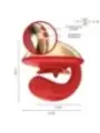 Intense - Vibratore E Stimolatore Mariah A Forma Di U 10 Vibrazioni Rosso - INTENSE HIGH TECH - Vibratori per Coppia | erosidea.com