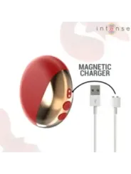 Intense - Vibratore E Stimolatore Mariah A Forma Di U 10 Vibrazioni Rosso - INTENSE HIGH TECH - Vibratori per Coppia | erosidea.com