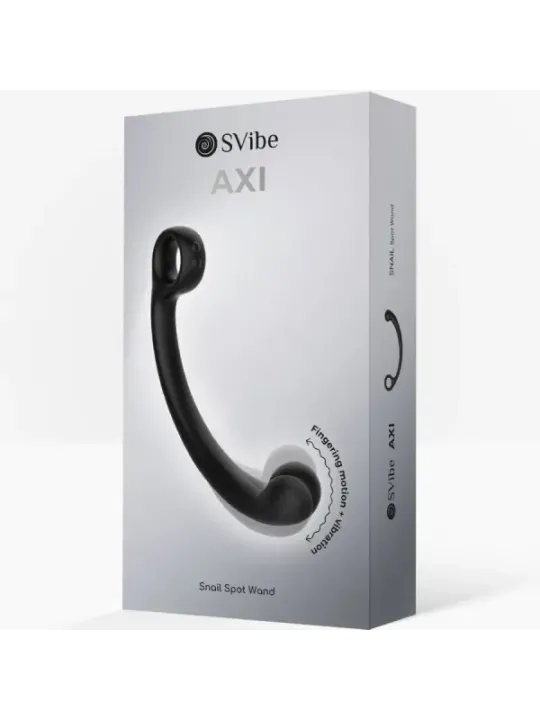 Snail Vibe - Bacchetta Per Massaggio Vibrante Axi Nera - SNAIL VIBE - Magic Wand | erosidea.com