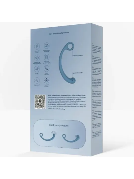 Snail Vibe - Bacchetta Per Massaggio Vibrante Axi Blu - SNAIL VIBE - Magic Wand | erosidea.com